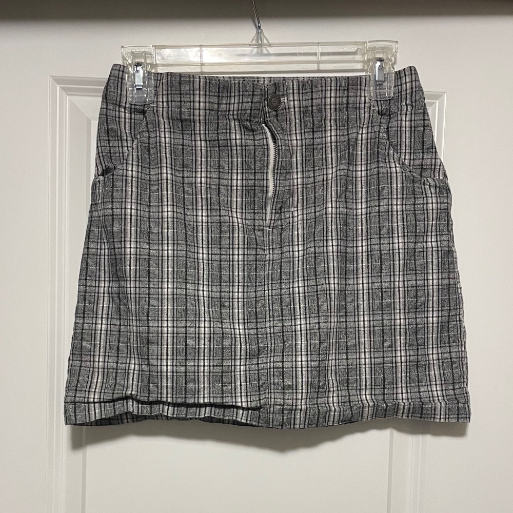 Plaid Mini Skirt